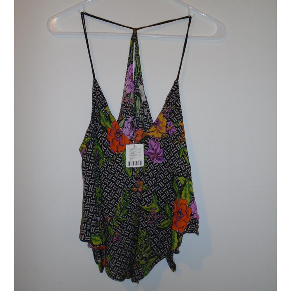 Urban Outfitters Ecote Flowers Backless Top - Picture 3 of 6